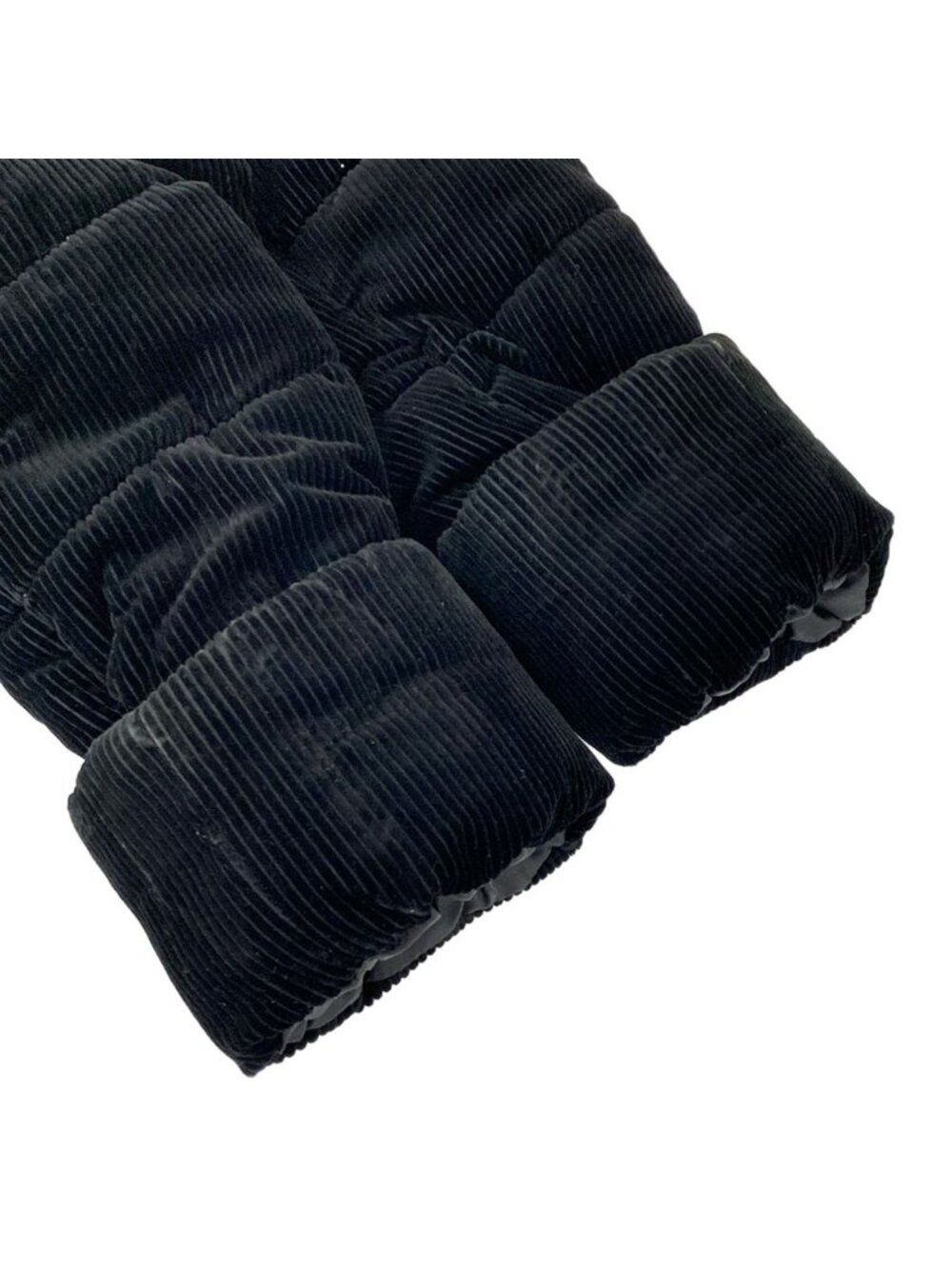Chanel Jacket 38 M Black Long Sleeve Corduroy Identification Sports Line Winter - Picture 6 of 12